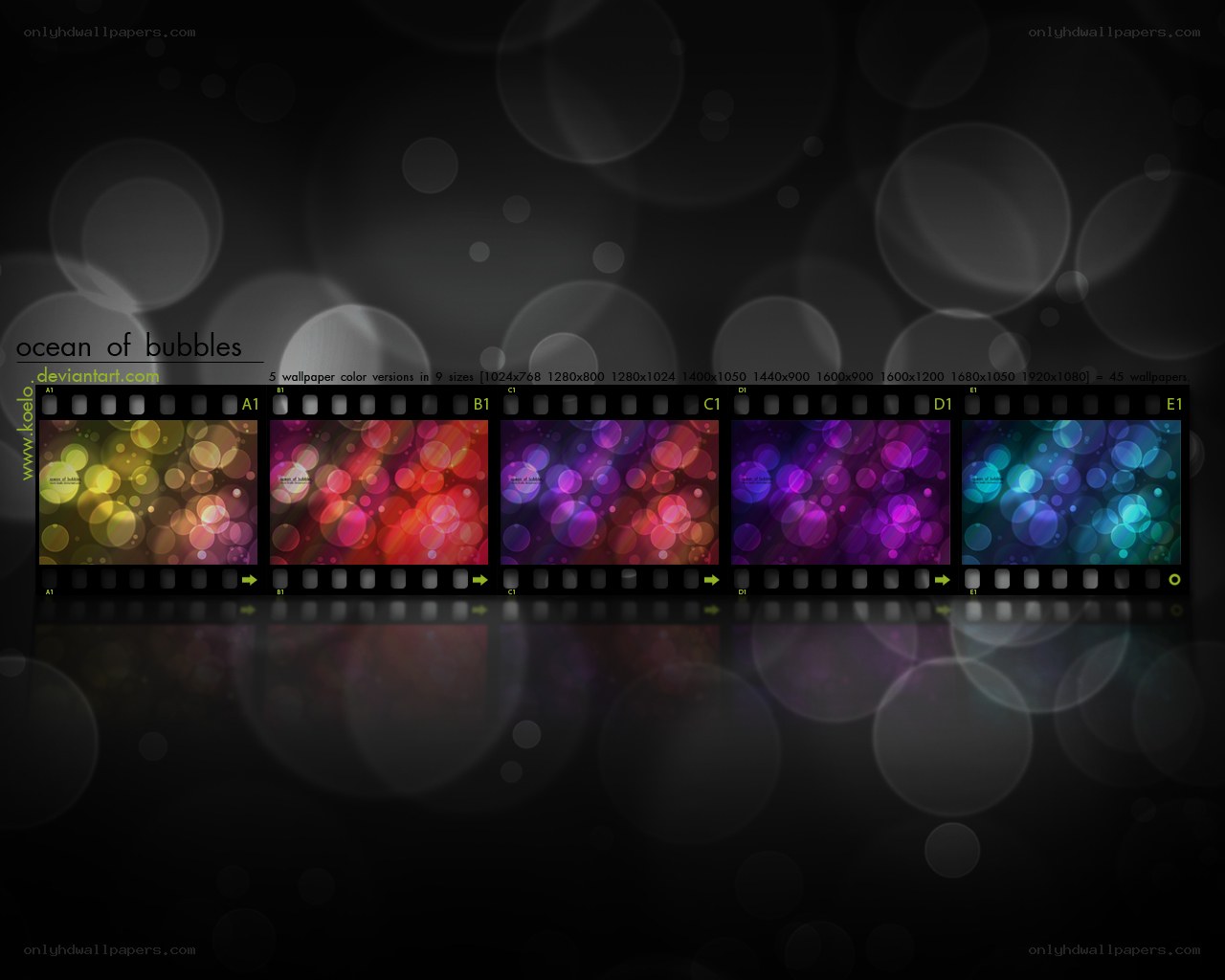 ocean of bubbles wallpaper