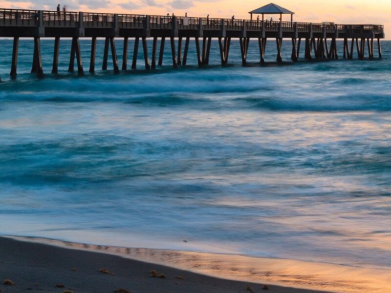 Ocean Pier at Sunset