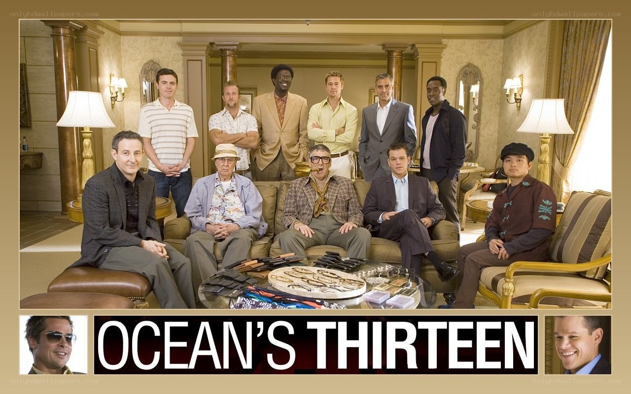 Ocean's Thirteen cast photo