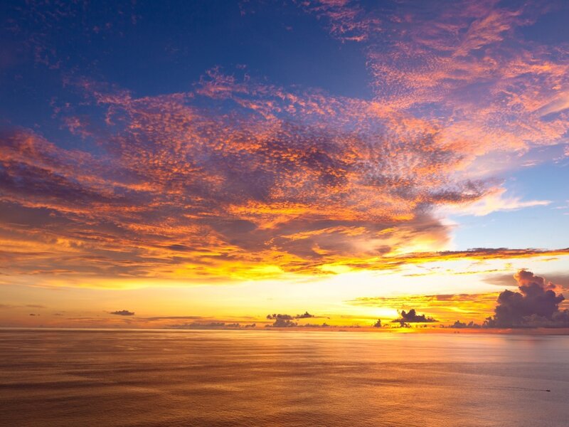 Ocean Sunset — Orange