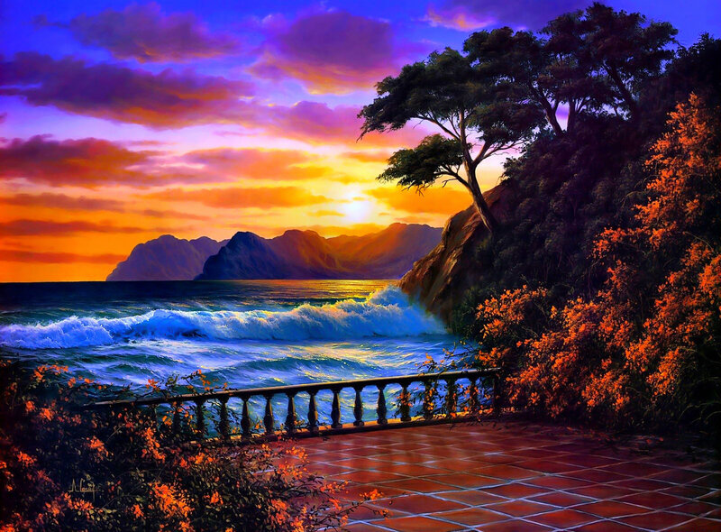 Ocean Sunset View
