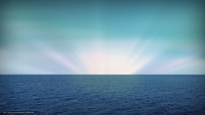 ocean sunset with light rays
