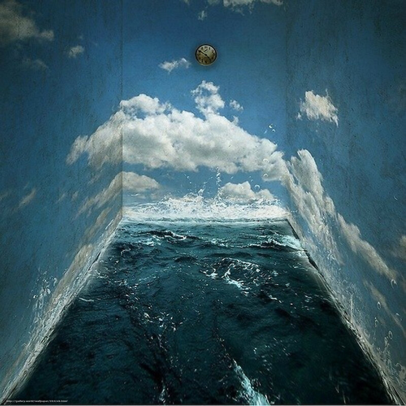 Ocean tunnel illusion