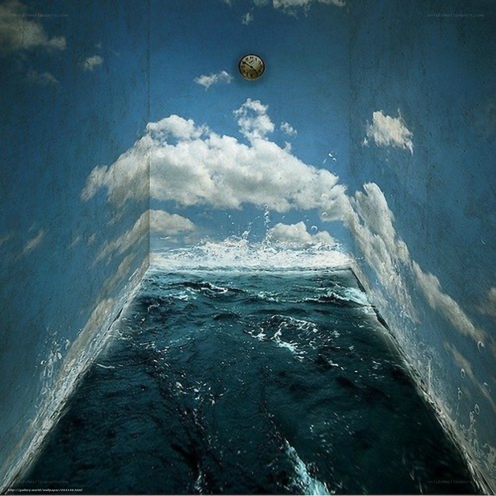 Ocean tunnel illusion