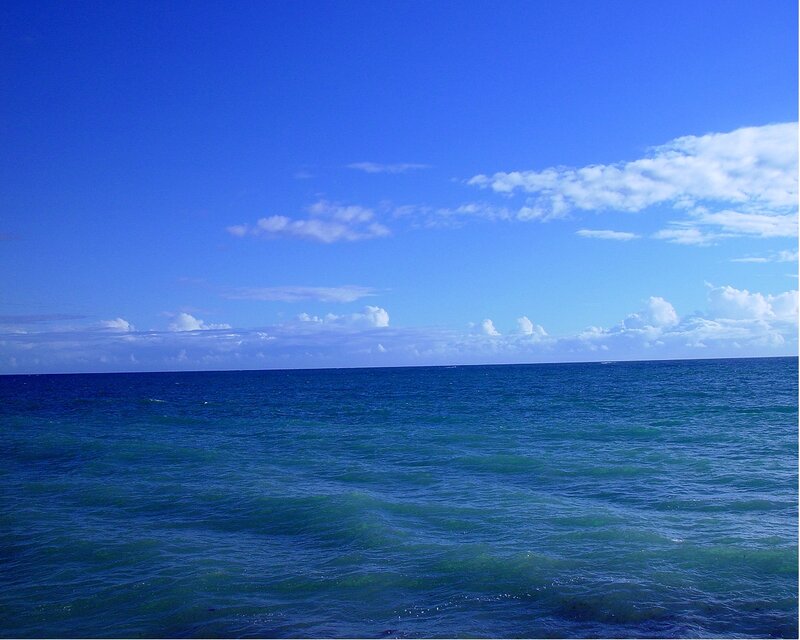 Ocean under blue sky