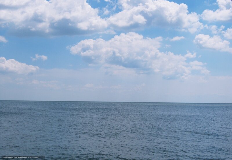 Ocean under Cloudy Sky — Blue, Serene, Afternoon, Photograph, Clouds, Water