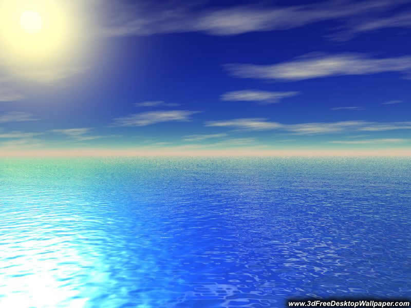 ocean under sunny sky