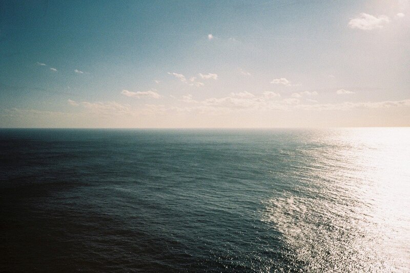 ocean view at sunset