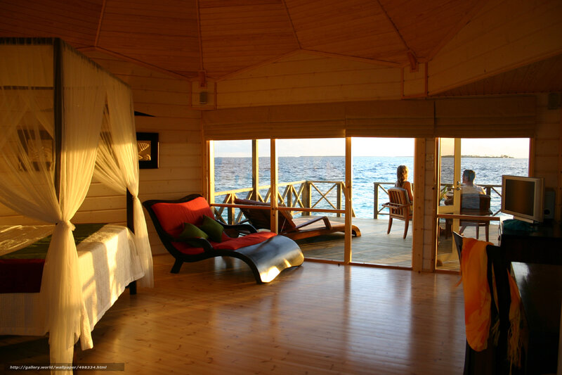 Ocean-view bedroom with deck