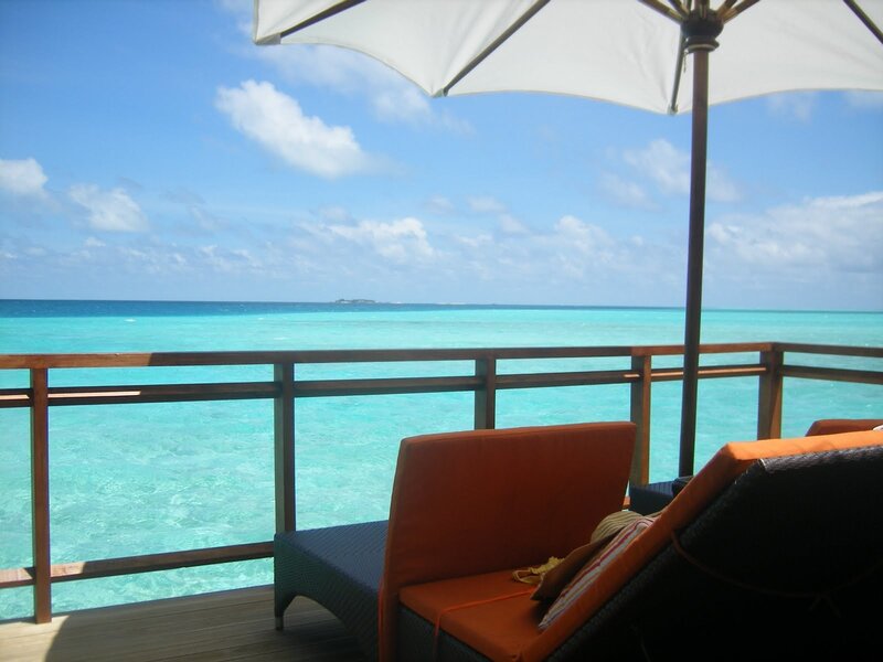 Ocean view from a balcony