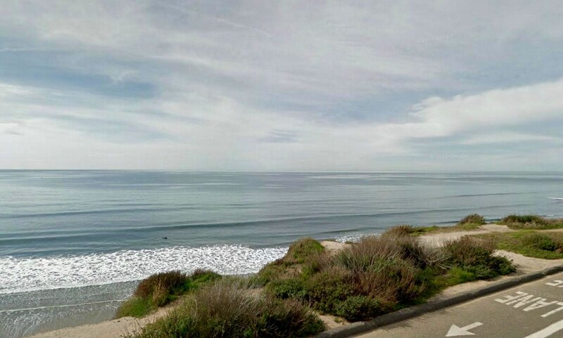 Ocean View from Cliff — Blue, Calm, Afternoon