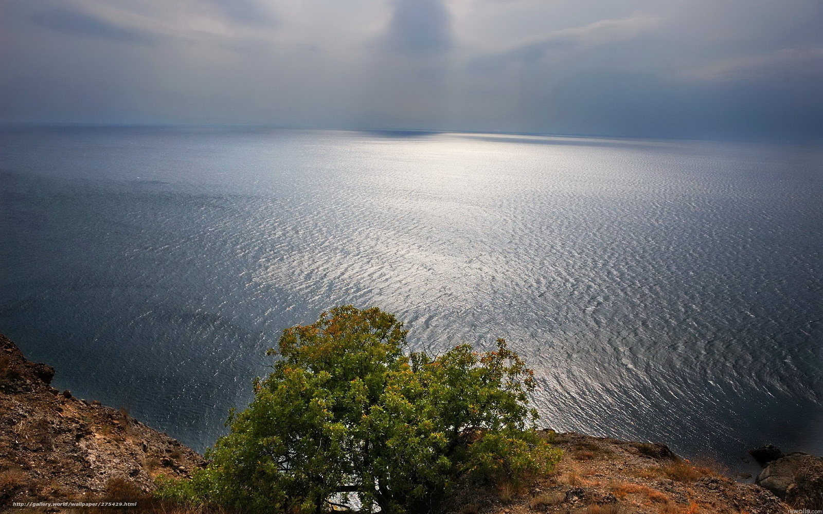 Ocean view from cliff