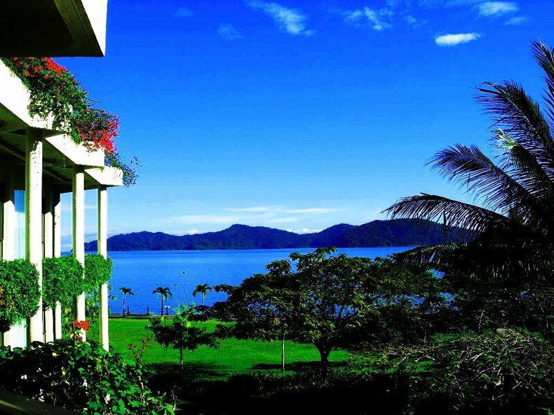Ocean view from resort balcony