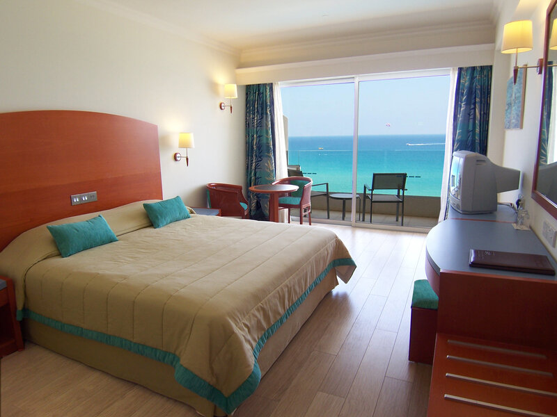 Ocean-view hotel room