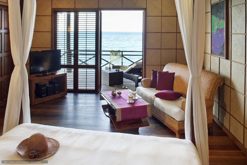 Ocean-view resort room