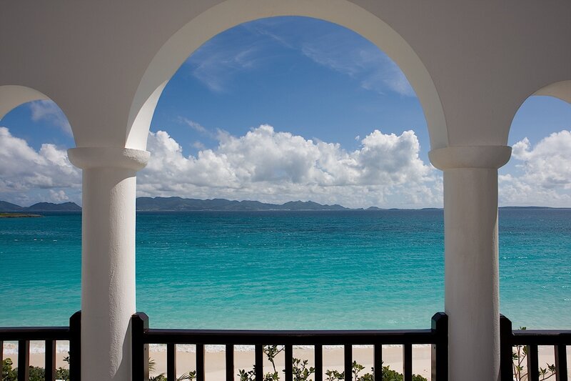 Ocean View Through Arches