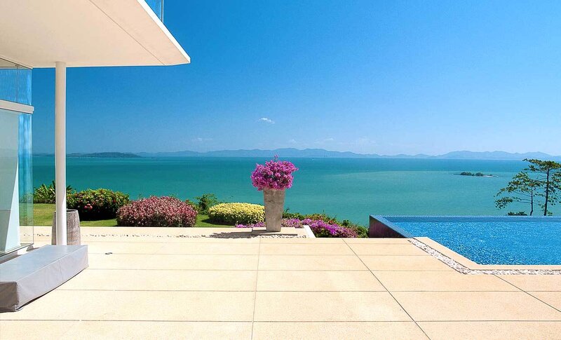 Ocean view villa with infinity pool