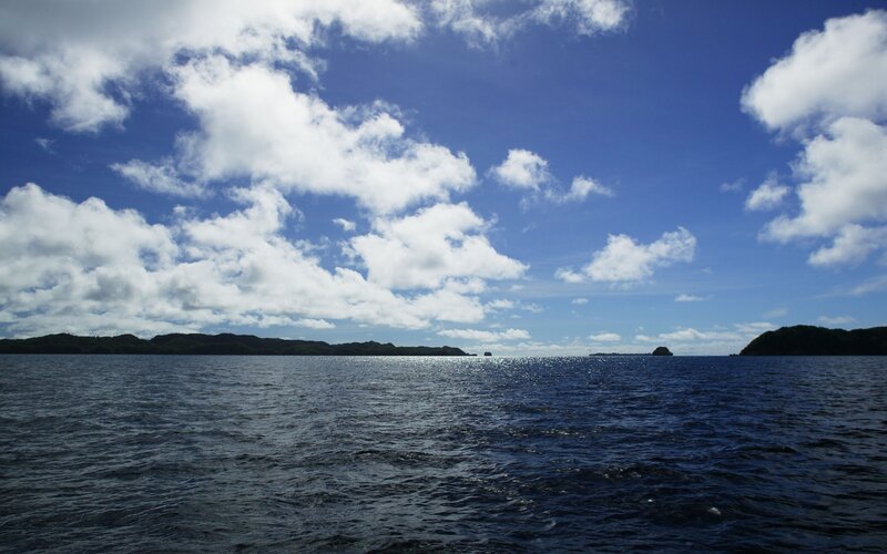 Ocean view with islands