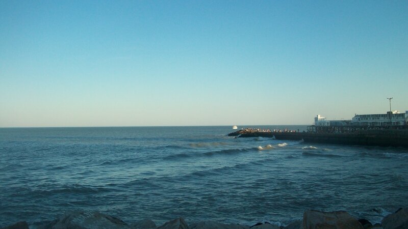 Ocean view with pier