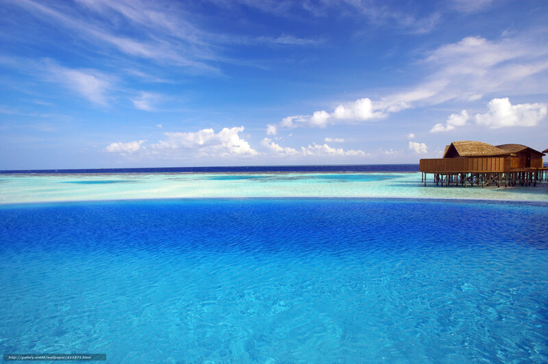 Ocean villa with infinity pool