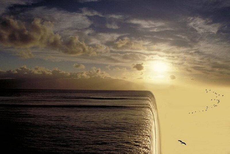 Ocean Waterfall