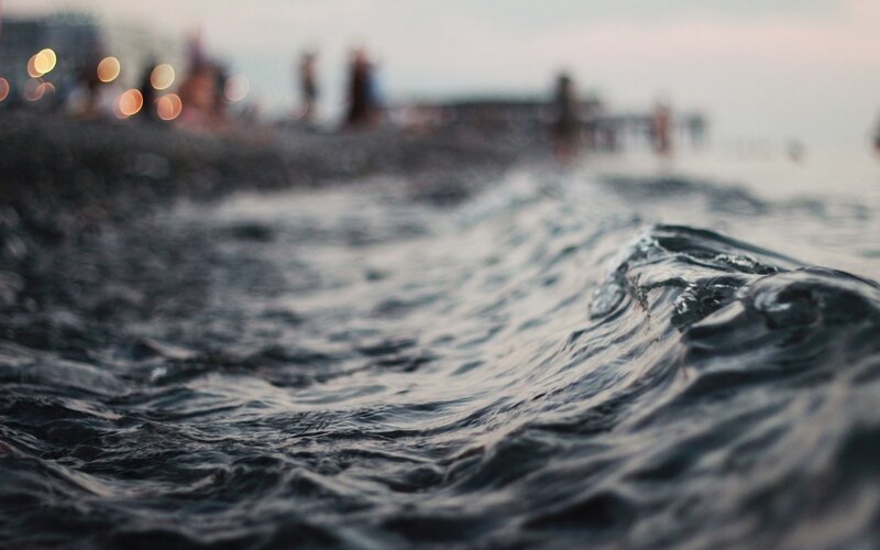 Ocean Wave at Shore