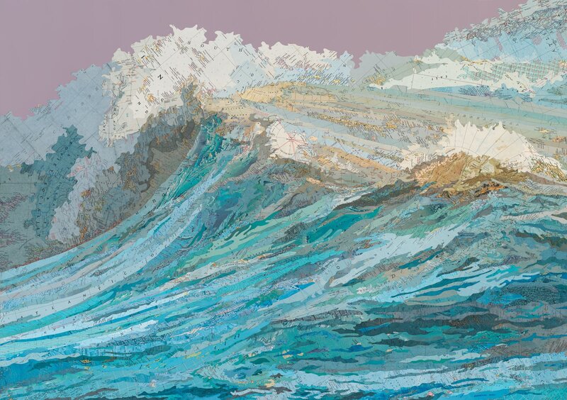 Ocean Wave Collage