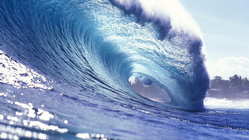 Ocean Wave Forming Barrel — Sea