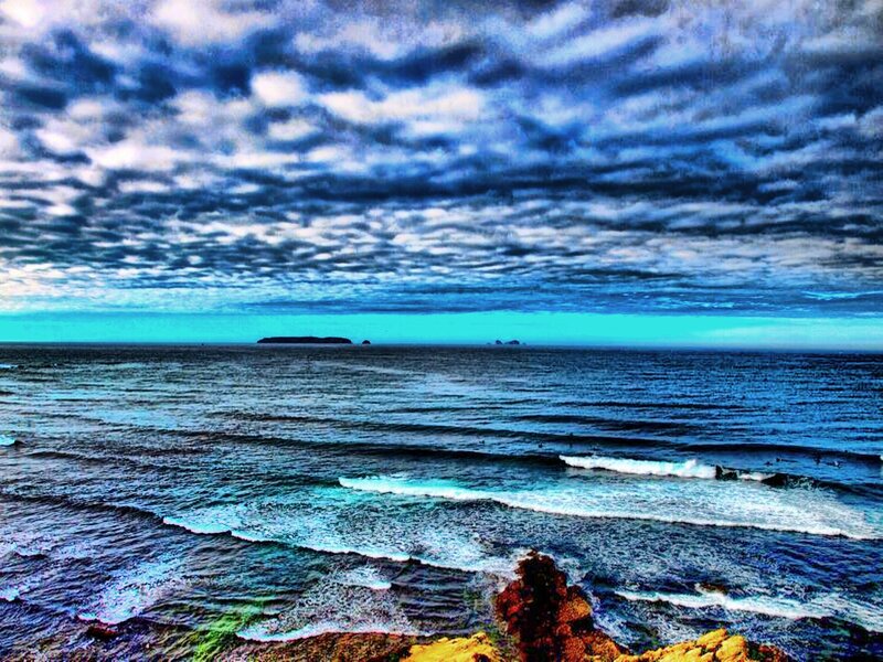 Ocean Waves at Coast