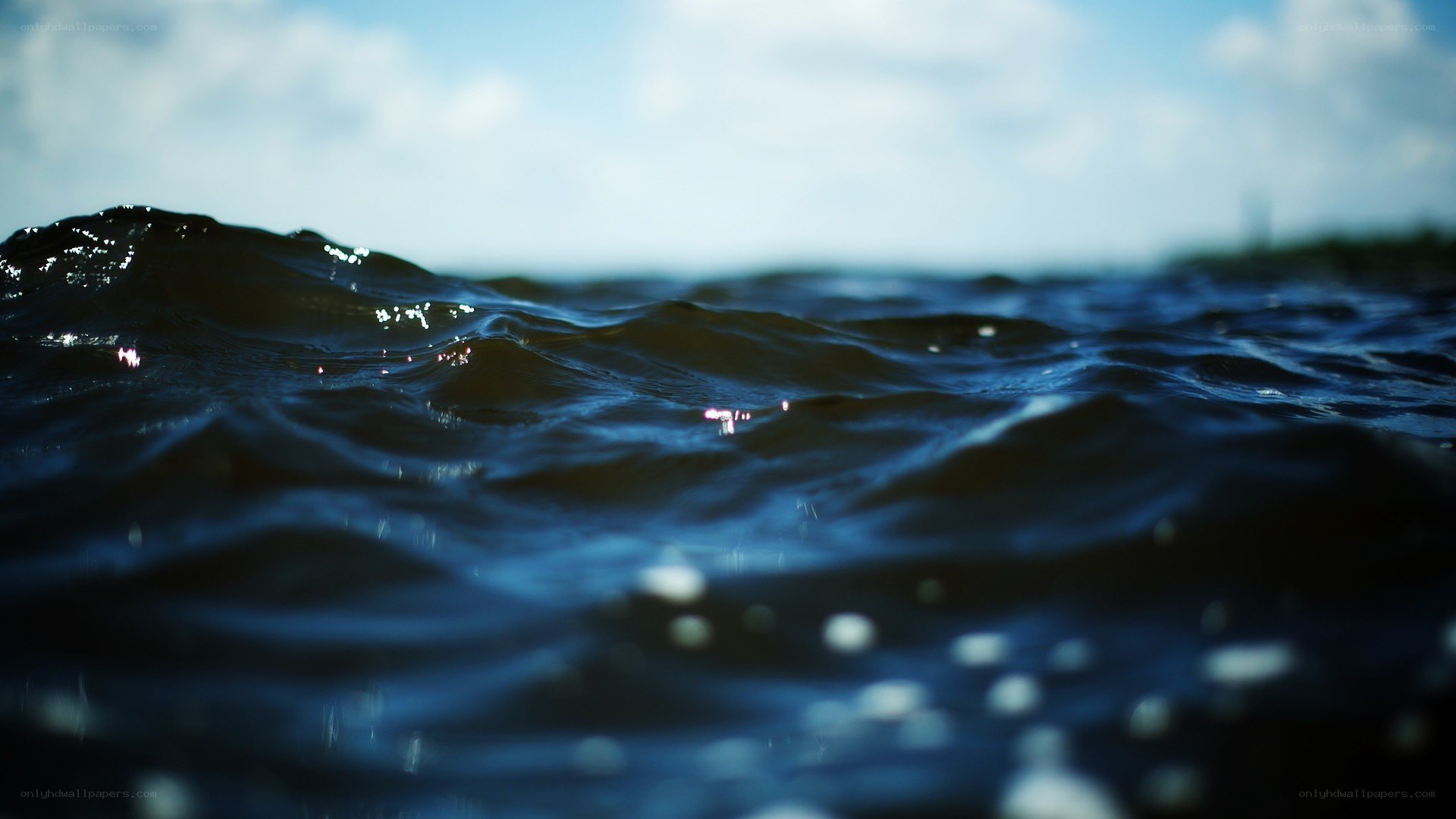 ocean waves at sea