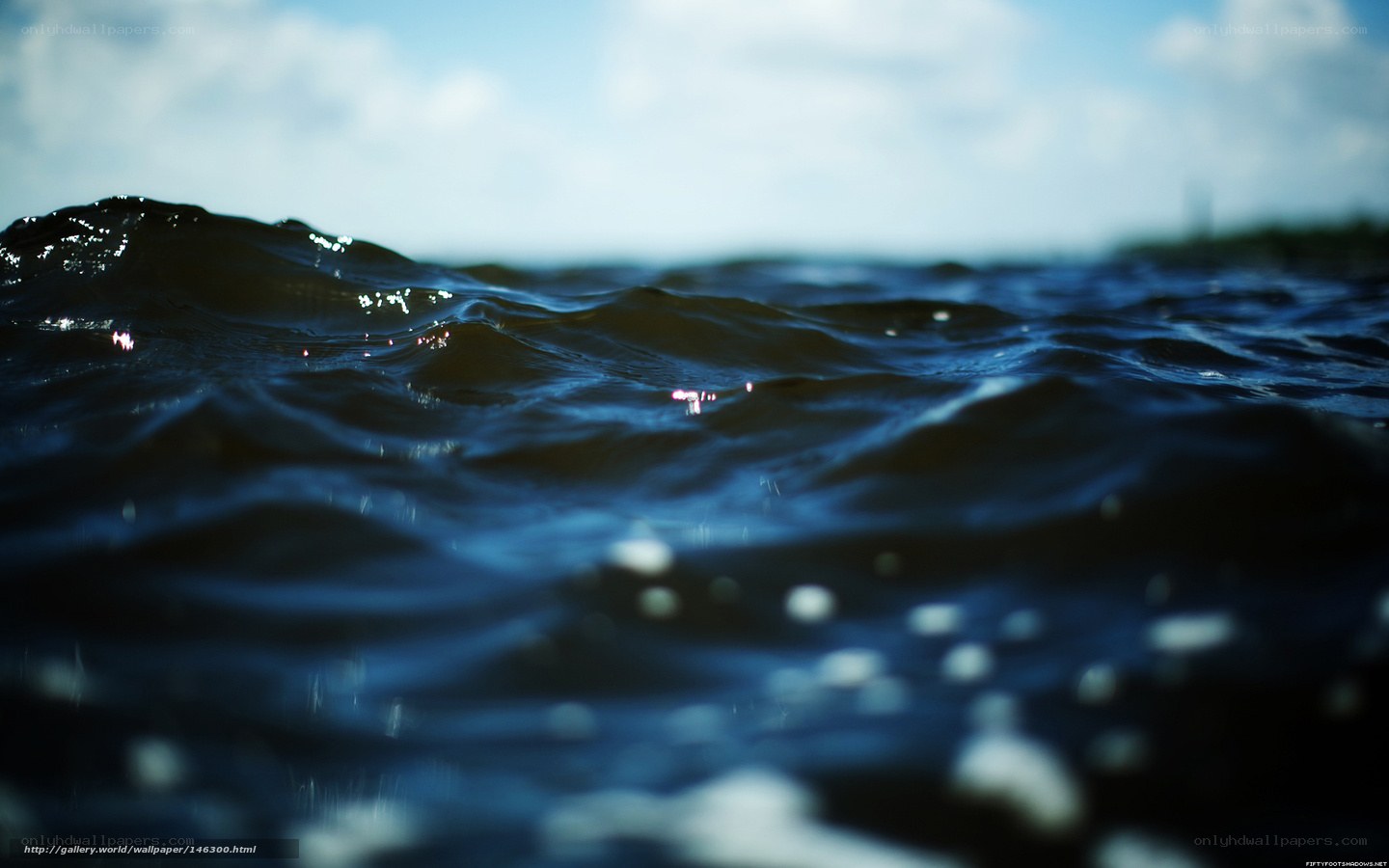 ocean waves at sea