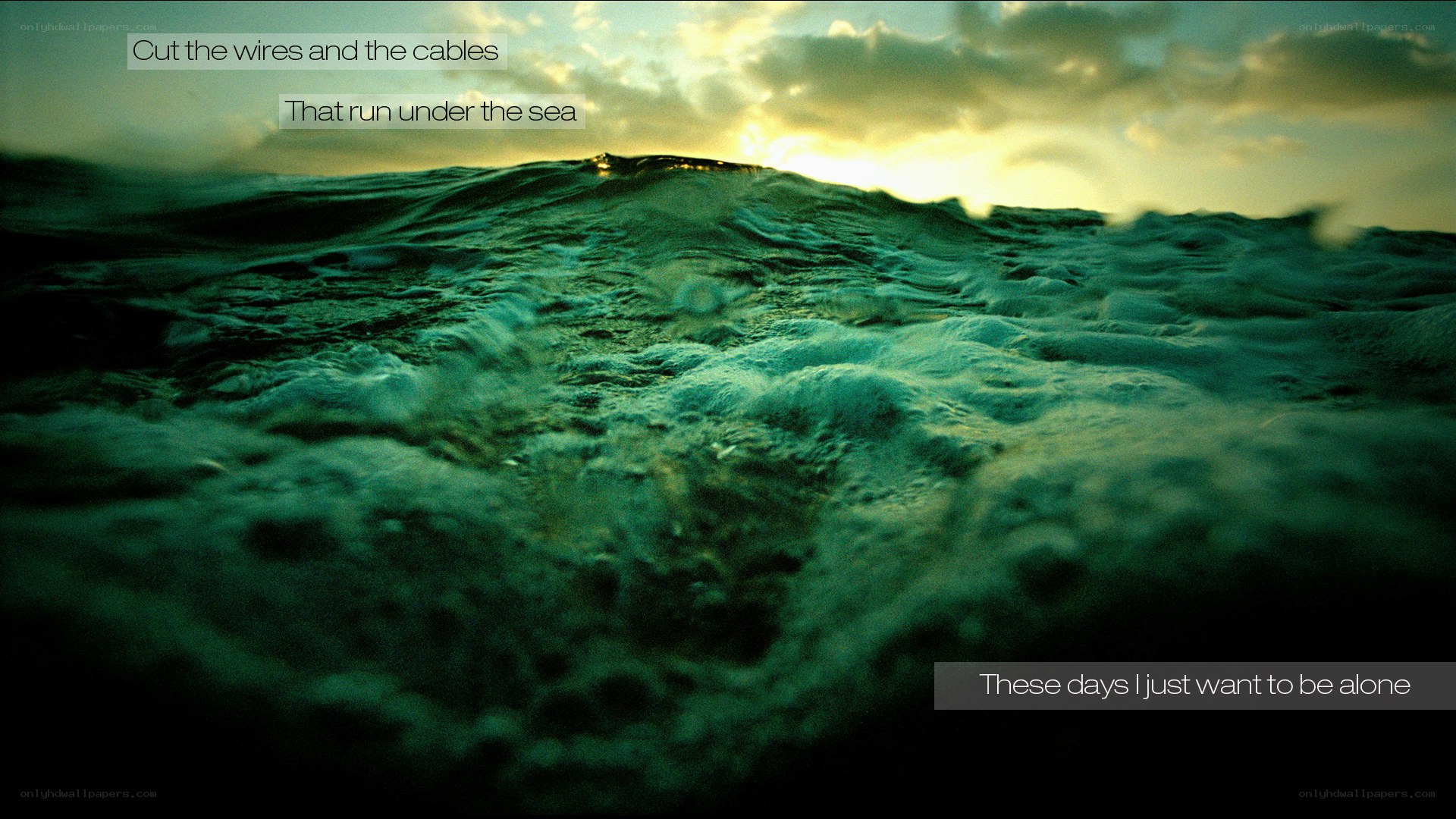 ocean waves at sunset
