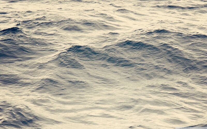 Ocean Waves — Blue, Calm