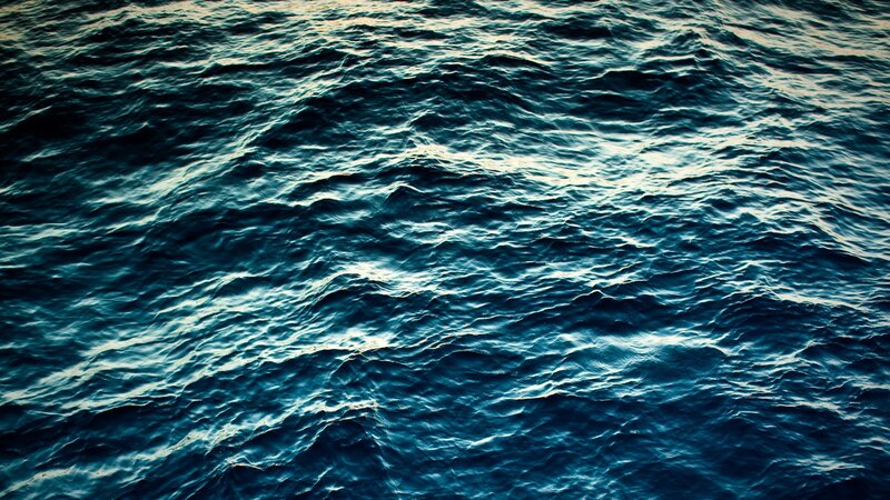Ocean Waves — Blue