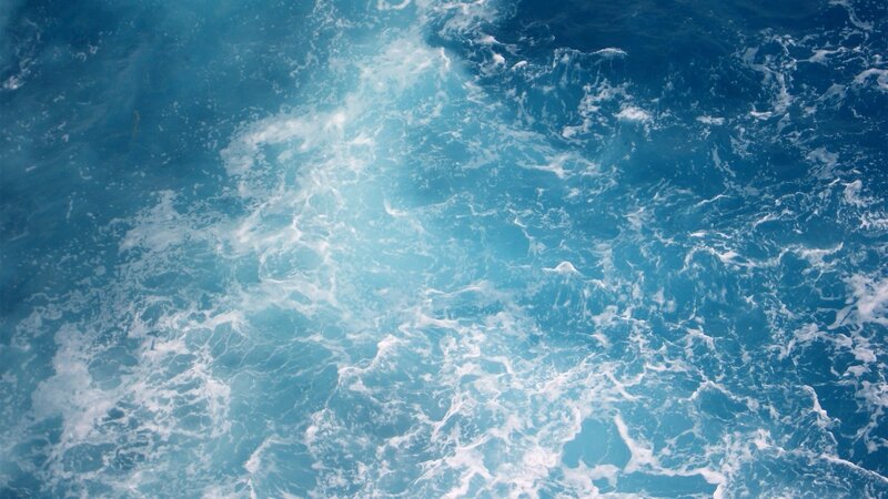 Ocean Waves Churning
