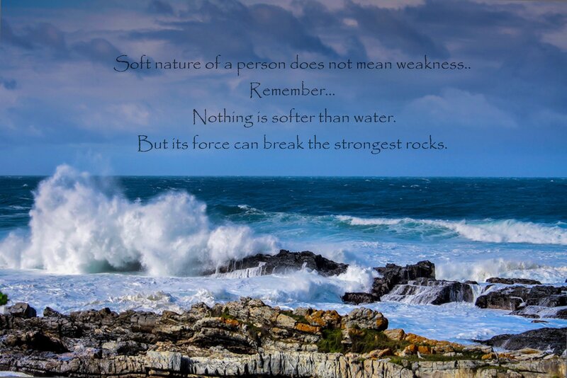 Ocean Waves Crashing — Blue, Dramatic, Afternoon, Photograph, Rocks, Sky