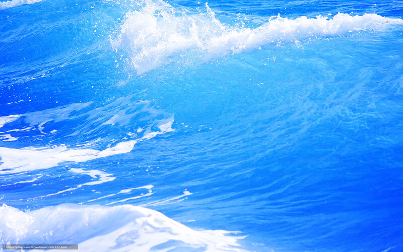Ocean Waves Crashing — Blue, Dynamic, Afternoon, Photograph, Foam, Splashes