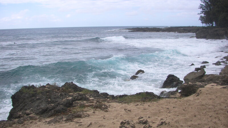 Ocean Waves Crashing — Blue, Dynamic, Afternoon, Photograph, Rocks, Sand