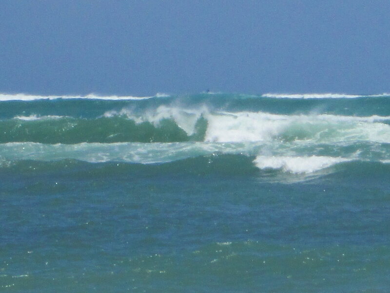 Ocean Waves Crashing — Blue, Dynamic, Photograph