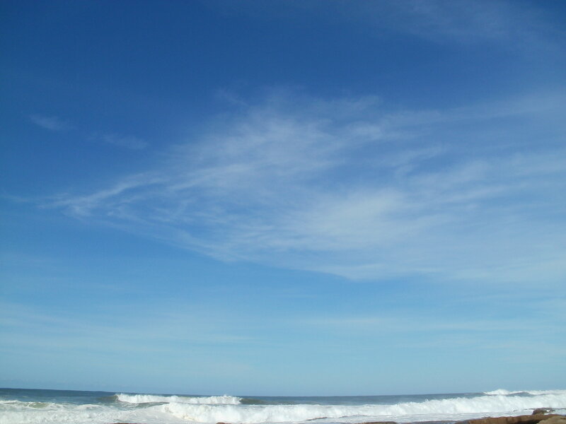 Ocean Waves Crashing — Blue, Serene