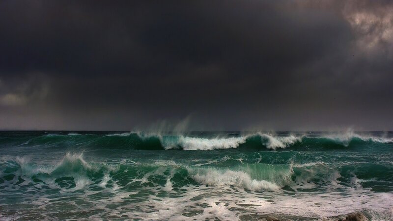 Ocean Waves During Storm