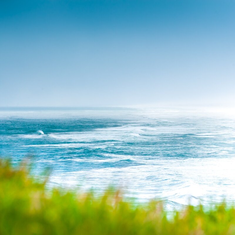 Ocean Waves from Cliff