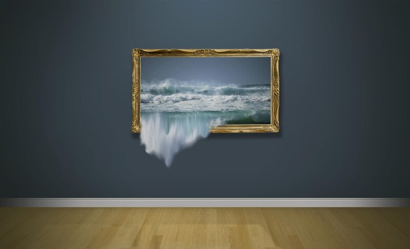 Ocean Waves in Frame