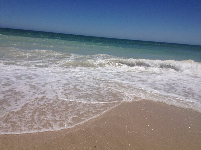 Ocean Waves on Sand — Blue, Calm, Afternoon, Photograph, Sea