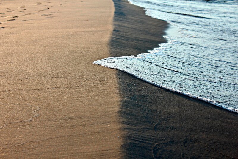 Ocean Waves on Sand — Brown