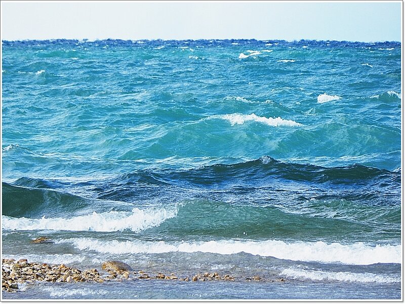 Ocean Waves on Shore