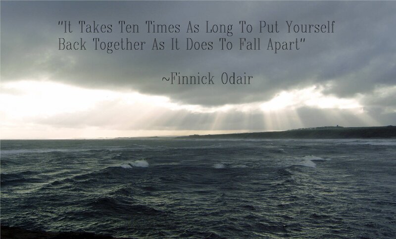 Ocean Waves under Stormy Sky — Gray