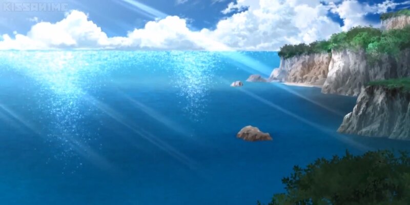 Ocean with Cliffs