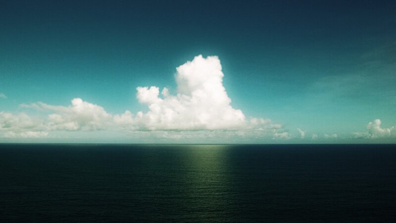Ocean with Cumulus Cloud