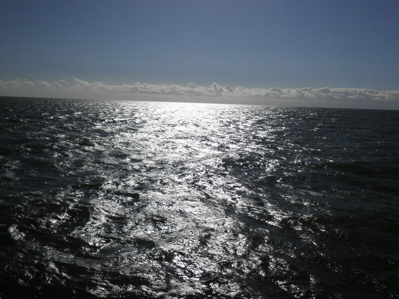 Ocean with Sun Reflection